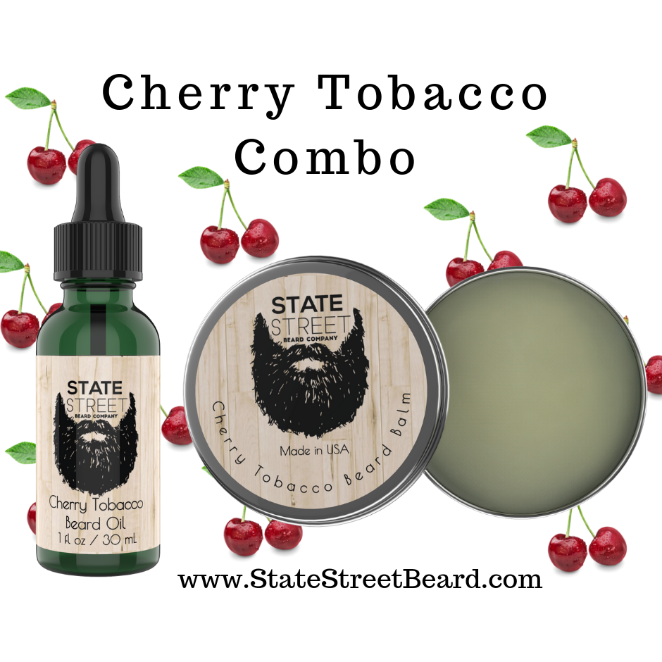 Cherry Tobacco Classic Beard Kit - Oil and Balm
